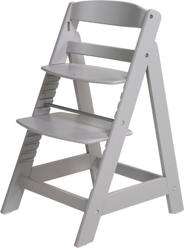 Roba Treppenhochstuhl Sit Up III aus Holz in Grau, B/H/T: 44,5 x 80 x 54 cm - Bild 3