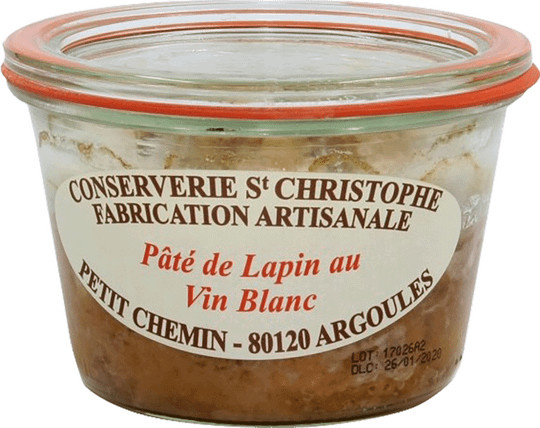 Conserverie Saint Christophe Kaninchenpastete mit Weißwein 270 g - Bild 1