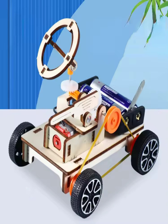 Meade DIY Battlefield Radar Fahrzeug Modell Puzzle, Holz, Bunt / Mehrfarbig - Bild 5