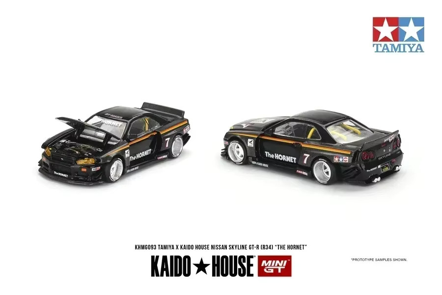 MINIGT Kaido House Nissan Skyline GT-R R34 R33 Honda NSX Racing Kaido Works V3 V2, Modellauto, 1:64, Metall - Bild 2