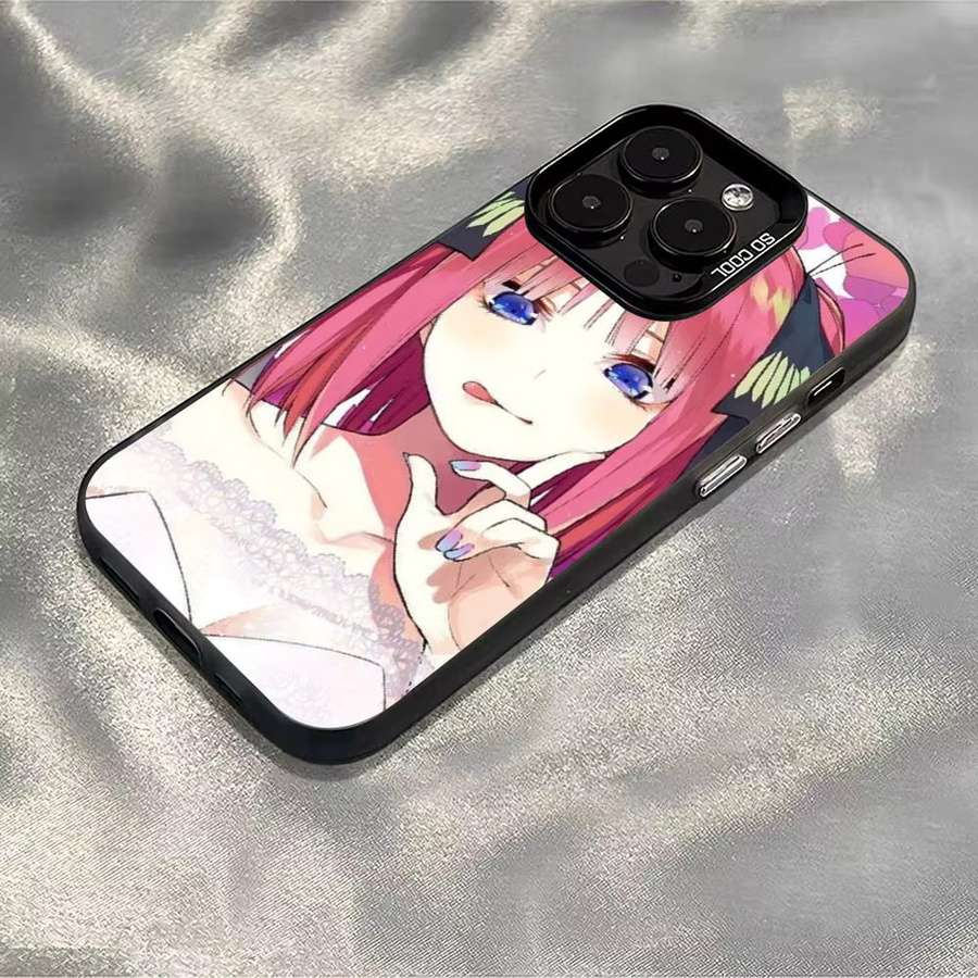 Q-Quintessential Quintuplets Handyhülle für iPhone 17 Air 16 E 15 14 Plus 13 12 11 Pro Max in Silber - Bild 2