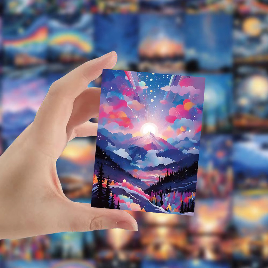 60 Stück Fantasy Stellar Dome Graffiti Aufkleber von BulingBulingStickers Store in Multicolour - Bild 3