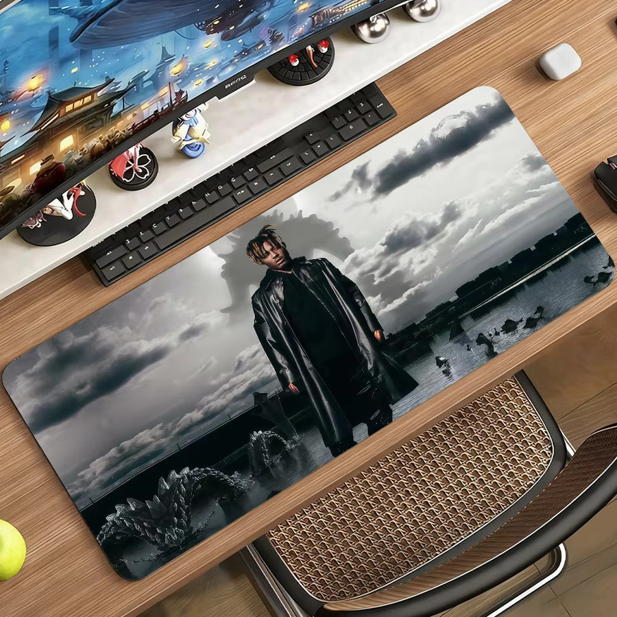 J-Juice Wrld Mauspad Multicolor rutschfeste Schreibtischunterlage aus Gummi für Gamer und PC-Zubehör - Bild 3