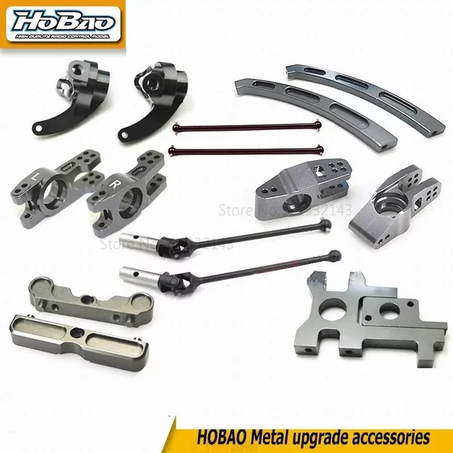 HOBAO Aluminium Hinterradnabenträger Prop UP Chassis Schutzplatte Armhalter Hinterachshalterung CVD, Metall, Zubehör - Bild 1