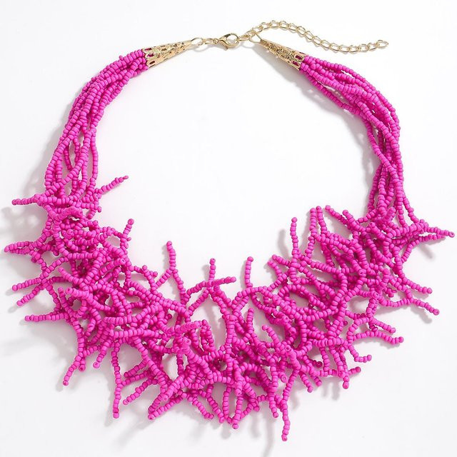 Highlight Jewelry Halskette, rose rot, Damen - Bild 1