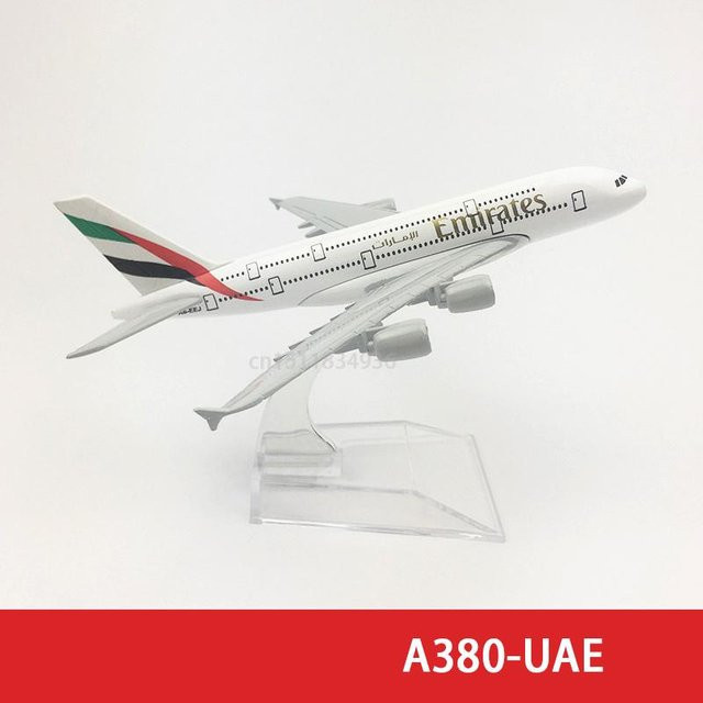 Linyi toy car Flugzeugmodell A380 A350 A330 A320 Concorde, 15 cm, ab 7 Jahren - Bild 1