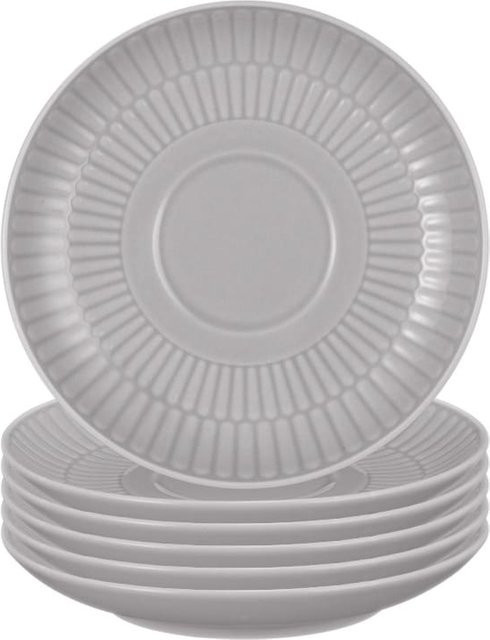 Seltmann Weiden Kombi-Untertassen Amina Weiß Durchmesser: 12 cm, 6er Set - Bild 1