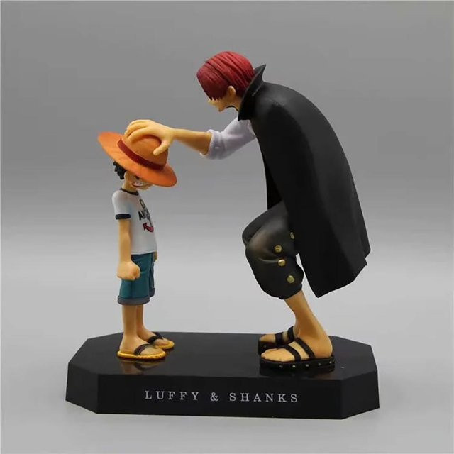 Yiran toy 1 One Piece Luffy und Shanks Actionfigur PVC 18cm - Bild 1