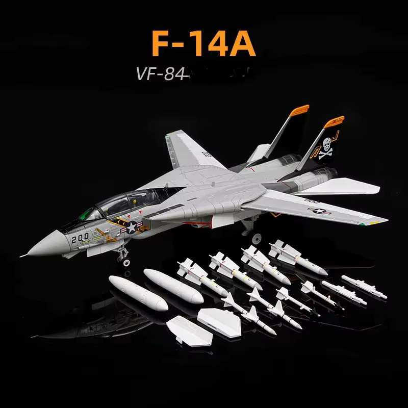 ZOCO F14-Tomcat-Kämpfer, Flugzeugmodell, Metall, Maßstab 1:72 - Bild 2