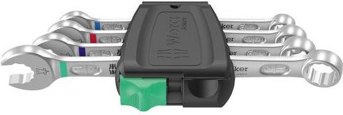 Wera Joker Set 4 Imperial Ring-Maulschlüssel-Satz 4-teilig in Silber - Bild 1