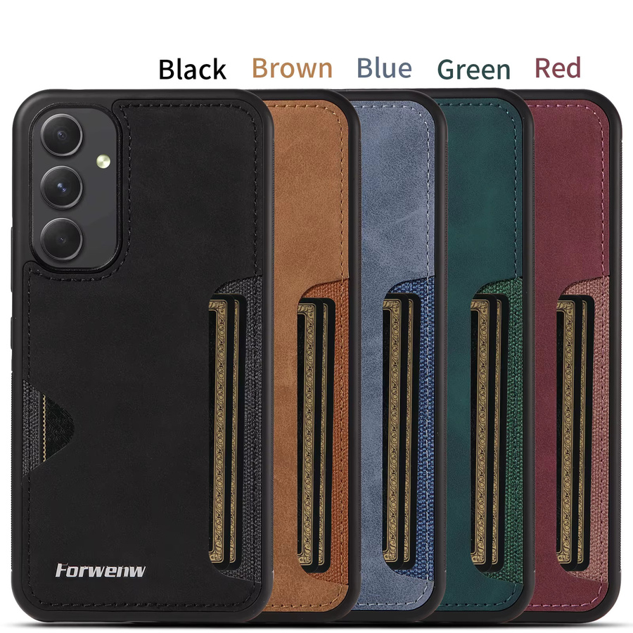 Retro Leder Handyhülle für Samsung Galaxy A55 A56 A36 A16 A35 A25 A15 A73 A72 A71 A54 A51 A17 A36 Luxus Kartenetui Cover - Bild 2