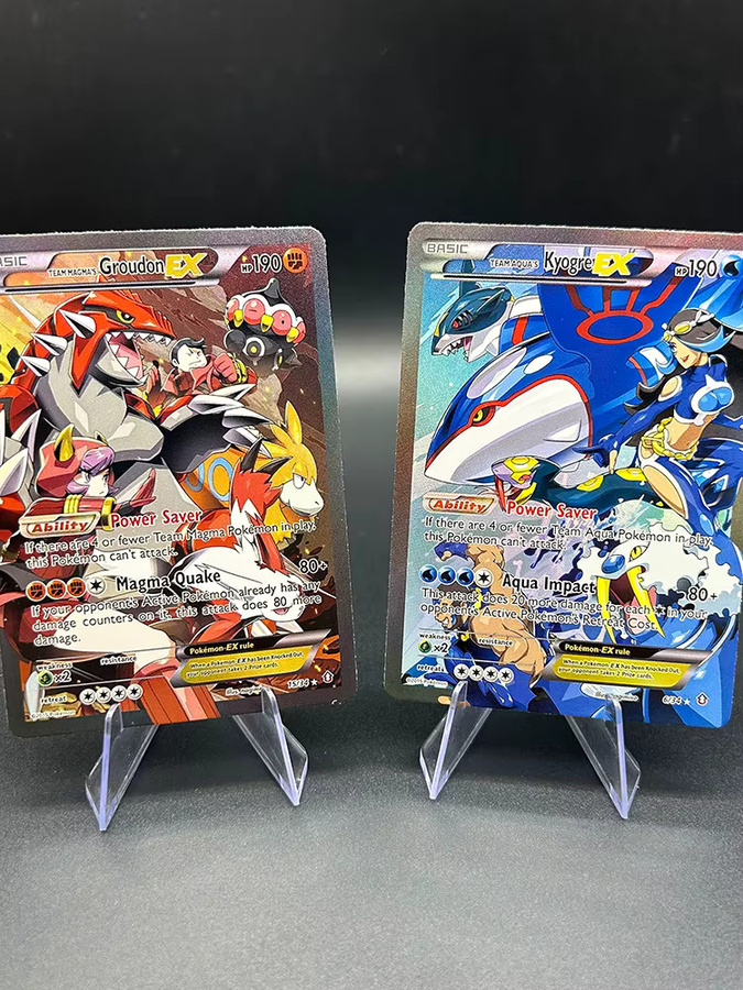 Keeppley Team Aqua's Kyogre-EX Double Crisis Holo Card, Sammelkarte - Bild 2