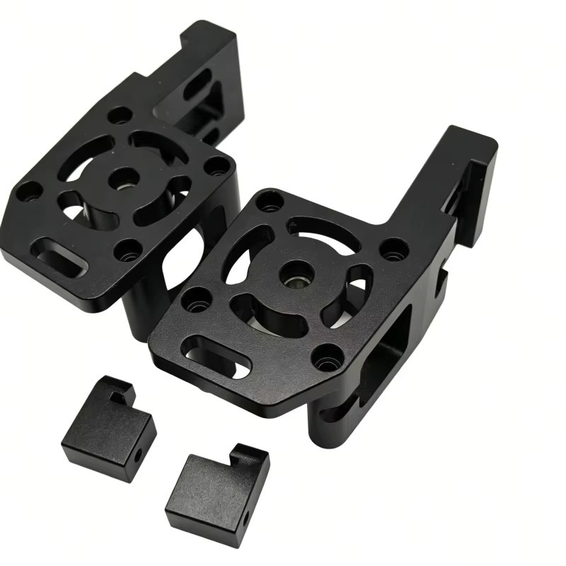 Funssor Aluminium CNC Doppel-Scher-Motorhalterungskit für Ender3/Voron Switchwire XZ-Achsen in Schwarz - Bild 4