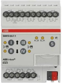 ABB Schalt-/Jalousieaktor SAH/S8.6.7.1 in Weiß - Bild 1