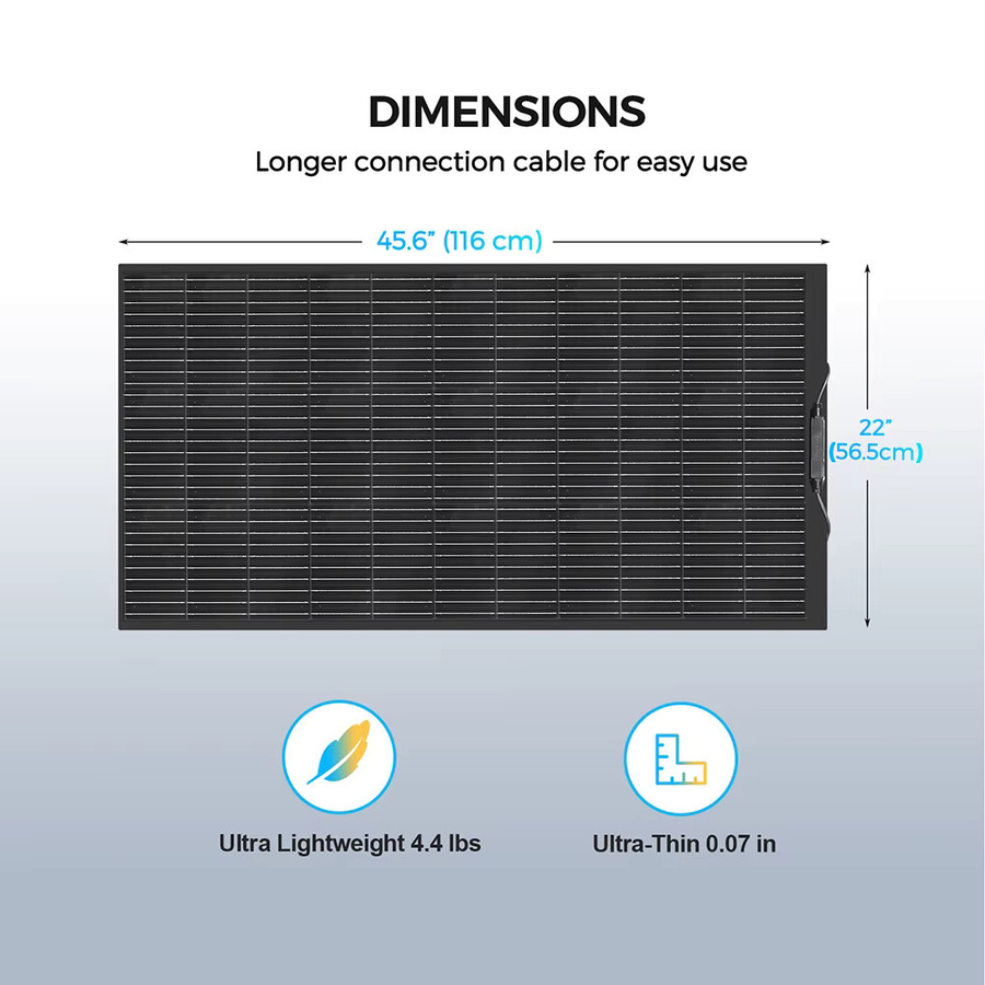 xinpuguang Solarpanel-Set mit 300W monokristallinen Zellen und 150W Batterieladegerät, Schwarz, für Wohnmobil, Auto, Boot und Zuhause, 12V/24V - Bild 3