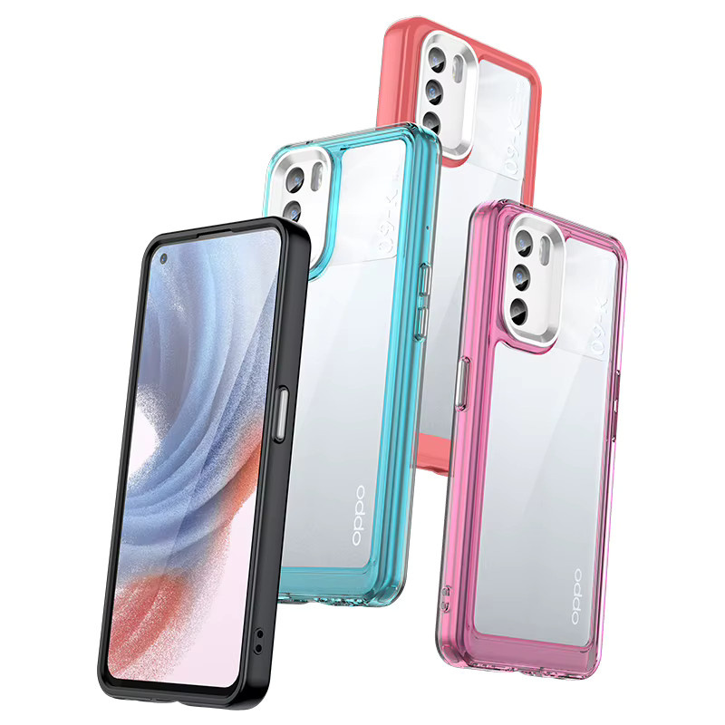 Bunte stoßfeste Schutzhülle für Oppo K9 Pro, Realme GT 5G, GT Neo, GT Neo 2T, GT Neo Flash, Q3 Pro 5G und X7 Max 5G in Rot/Multicolor - Bild 2