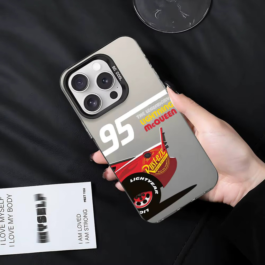 Lightning McQueen Anime Handyhülle für iPhone 17 16 15 14 13 12 11 Pro Max Plus Mini XR XS 7 8 - Bild 5