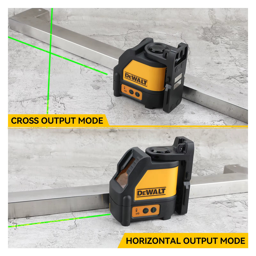 DeWalt DW088CG 2-Linien-Laser-Nivelliergerät mit grünem Strahl, selbstnivellierender Kreuzlinienlaser für horizontale und vertikale Anwendungen - Bild 4