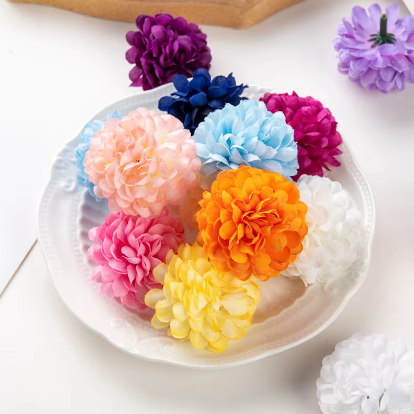 XIAOYINMO Künstliche Hortensien-Blumen in Multicolour für Hochzeiten, Garten und DIY-Dekorationen - Bild 2
