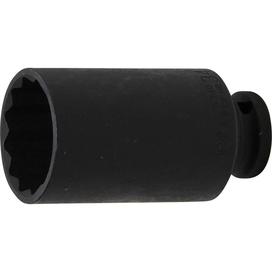 BGS Kraft-Steckschlüssel-Einsatz Zwölfkant 5340 mit 1/2 Zoll Antrieb und 34 mm Schlüsselweite - Bild 2