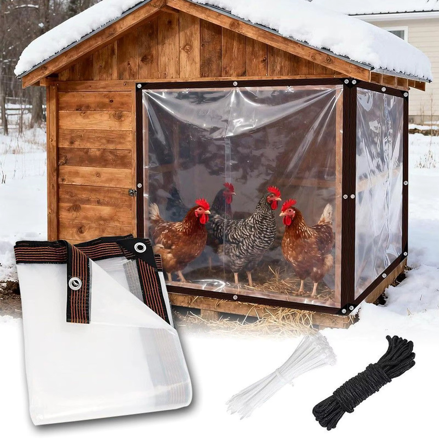 Transparente und wasserdichte Polyethylen-Plane als robuster Outdoor-Schutz für dein Gewächshaus oder Terrassendach - Bild 2