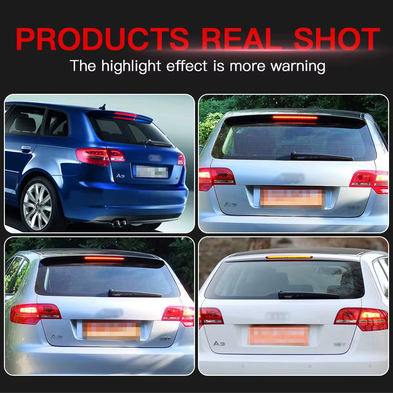 LED Dritte Bremsleuchte für Audi A3 Sportback / S3 / RS3 (2004-2012) in Rot, Canbus 12V High Mount Rücklicht - Bild 2