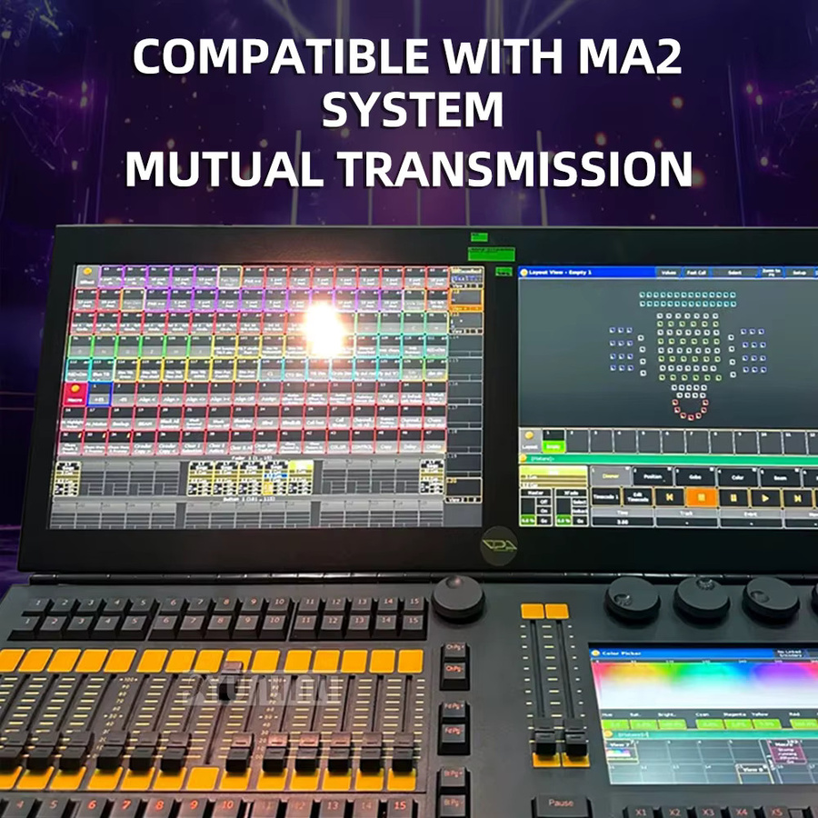 MA2 Mini Command Wing To Plus DMX512 Beleuchtungskonsole von YunlinLi in Schwarz - Bild 3