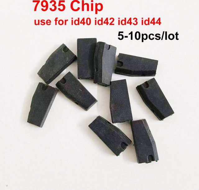 5/10er Set PCF7935 Transponder Chips ID40 ID44 für Vauxhall, Opel, Agila und BMW in Schwarz - Bild 1
