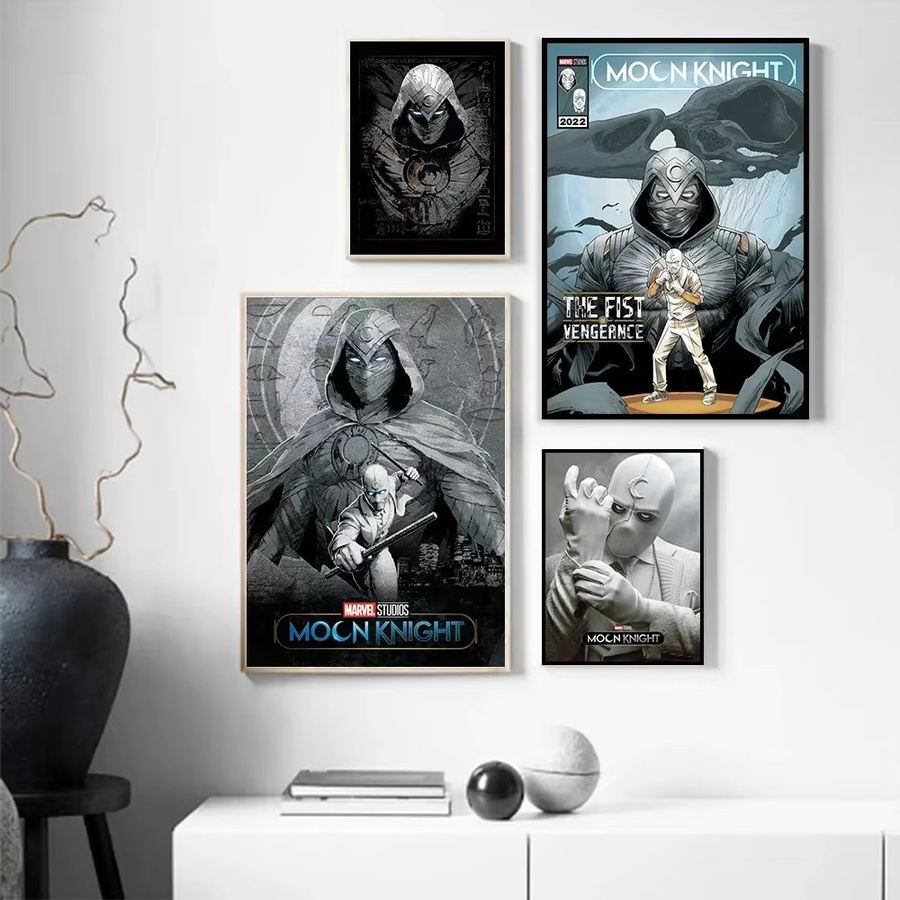 KAYOU Moon Knight Leinwandgemälde Marvel Serie Wandposter als modernes Kunstwerk für deine Heimdekoration - Bild 2
