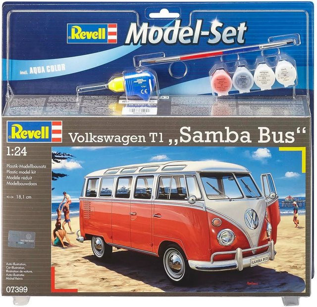 Revell VW T1 Samba Automodell Bausatz, 1:24, ab 8 Jahren - Bild 3