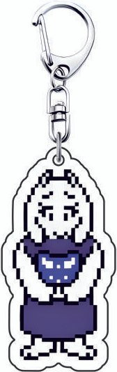 CHIC STUDIO Schlüsselanhänger Undertale Pixel, Acryl, 6 cm, Unisex - Bild 1