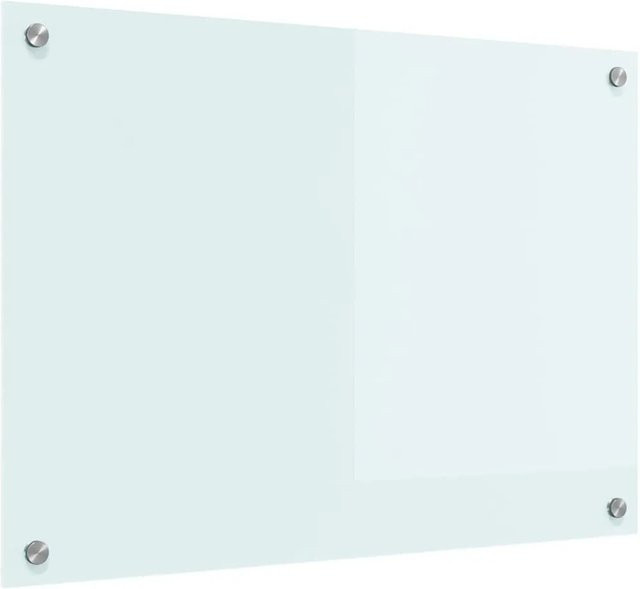 vidaXL Küchenrückwand aus gehärtetem Glas in Weiß B: 70 cm, H: 50 cm - Bild 1