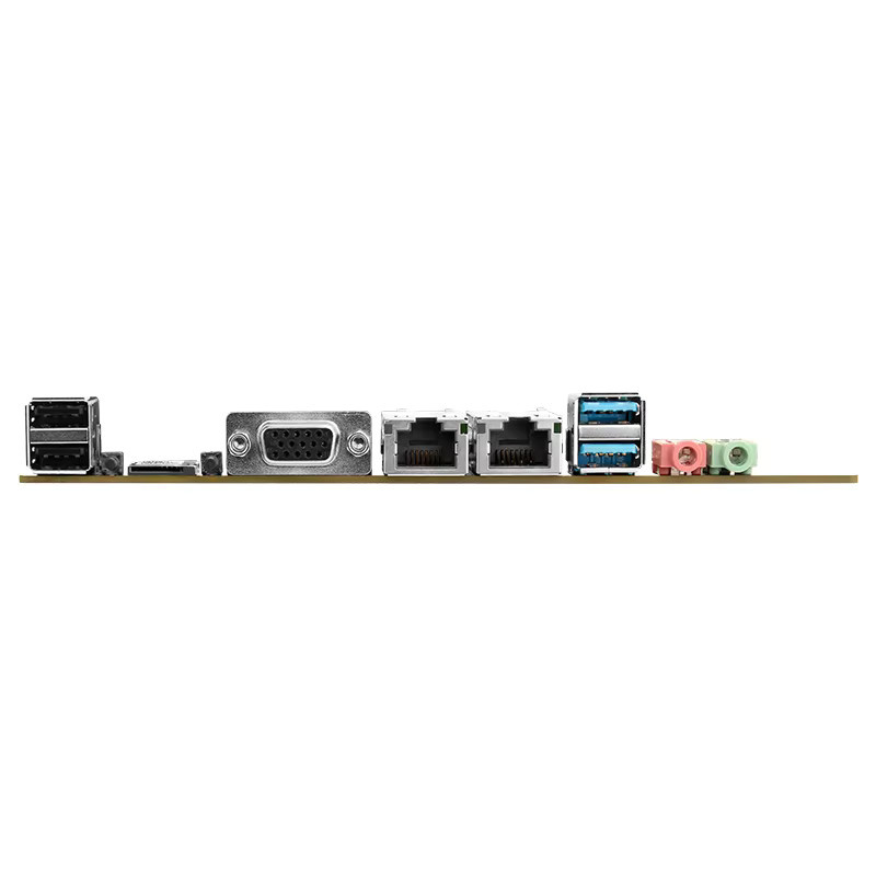 SZJN CW-NAS-C612-20G Mini ITX Server-Motherboard LGA2011-3 für Xeon E5 V3 V4, Dual Intel X550 10G LAN, DDR4 ECC, Dual M.2 NVMe, Schwarz - Bild 3