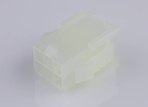 Molex Buchsengehäuse-Kabel in Weiß mit 6 Polen und einem Rastermaß von 4,2 mm - Bild 1