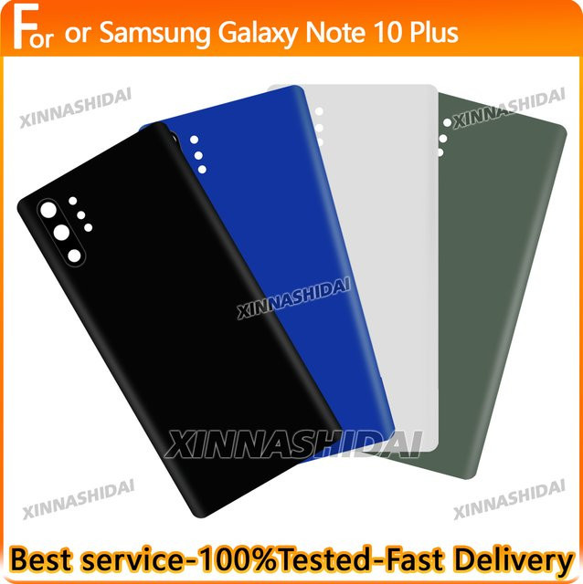 Samsung Galaxy Note 10 Plus Ersatzgehäuse Rückseite Panel Set für Android in Schwarz oder Weiß - Bild 1