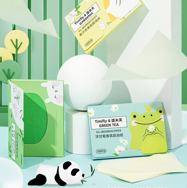LANBENA Öl-Löschpapier zur Gesichtreinigung, 100 Stück, Unisex - Bild 1