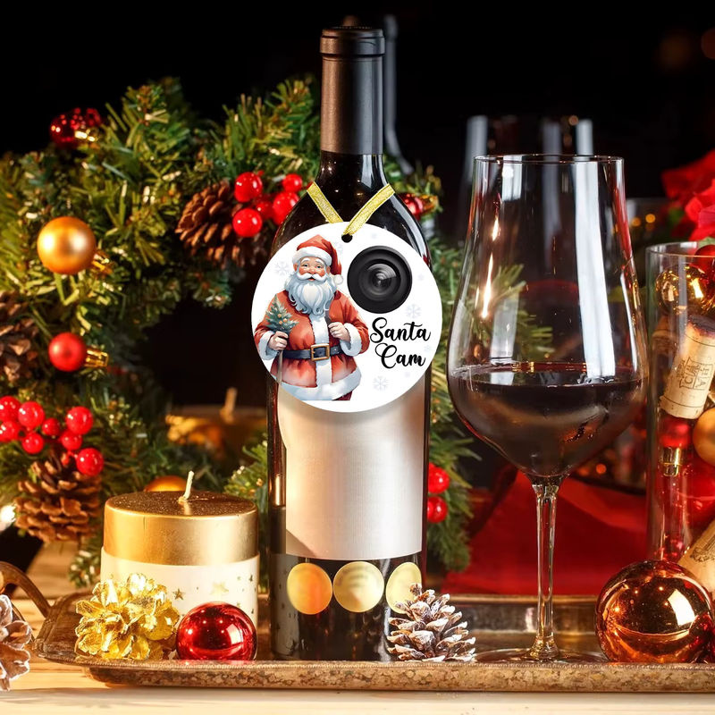 Santa Cam Weihnachtsmann Hängeornament aus Kunststoff in Mehrfarbig für Weihnachtsbaum und Dekoration - Bild 4