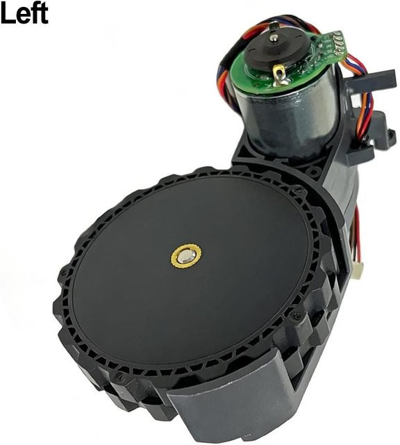 Roborock Ersatzrad links und rechts für Qrevo Master, Qrevo Pro und Qrevo S in Schwarz - Bild 1