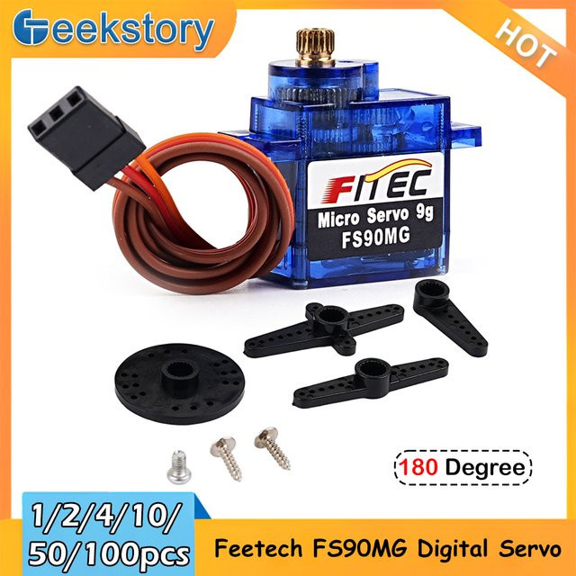 Feetech FS90MG Digital Servo, Metallgetriebe, 1-100 Stück Set - Bild 1