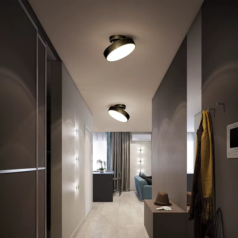 ASCELINA LED-Deckenleuchte in Schwarzgold mit integriertem Cool White Licht für Wohnzimmer, Schlafzimmer und Flur - Bild 2