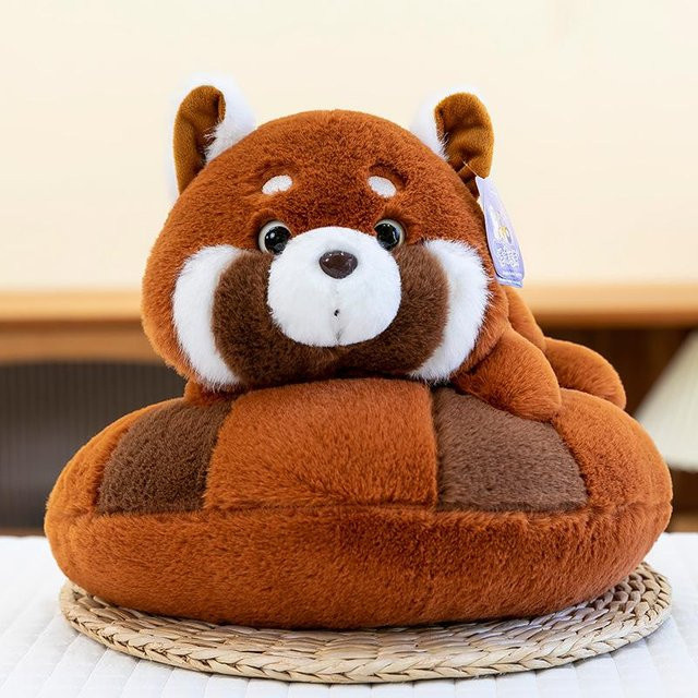 Roter Panda Plüschtier, braun, 25cm - Bild 1