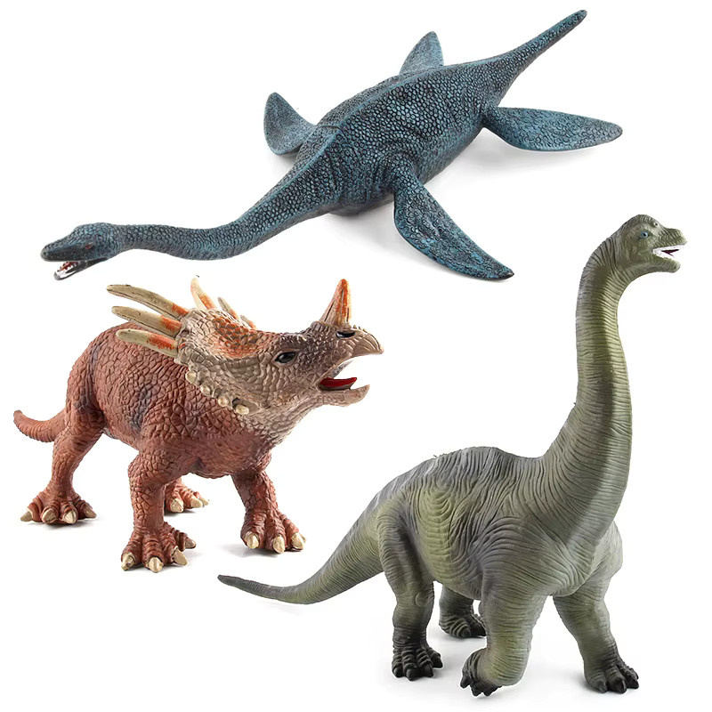LMKJ Jurassic World Dinosaurier Actionfiguren, Tyrannosaurus Brachiosaurus Rex Modellspielzeug - Bild 2