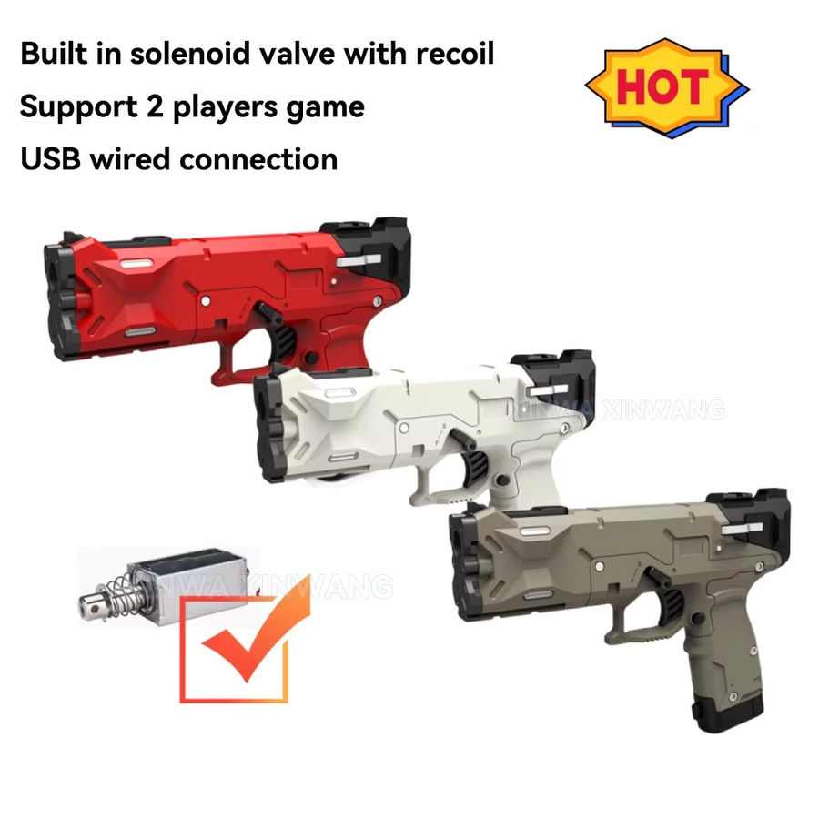 GUN4IR GunAccessories Lightgun mit Rückstoß-Vibration in Rot für PC-Schießspiel-Simulatoren und Arcade-Automaten via USB-Verbindung - Bild 3