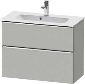 Duravit Waschtischunterschrank D-Neo Compact, grau, wandhängend, B: 81 cm, T: 37,2 cm, H: 62,5 cm - Bild 1