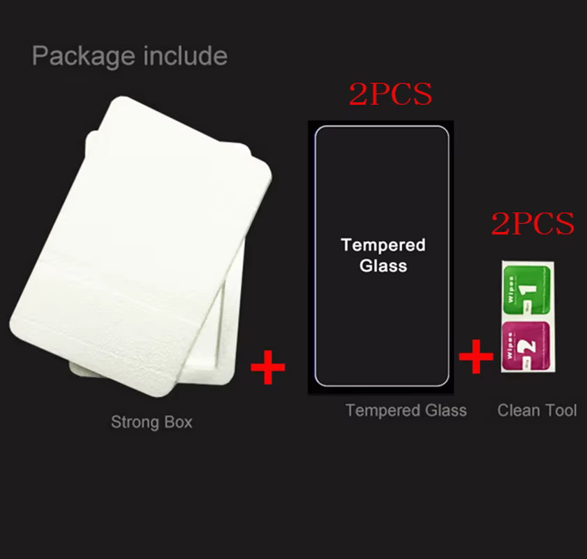 2er-Set Blackview BV8900 Pro Panzerglas Displayschutz, transparent, 6,5 Zoll HD gehärtetes Glas - Bild 3