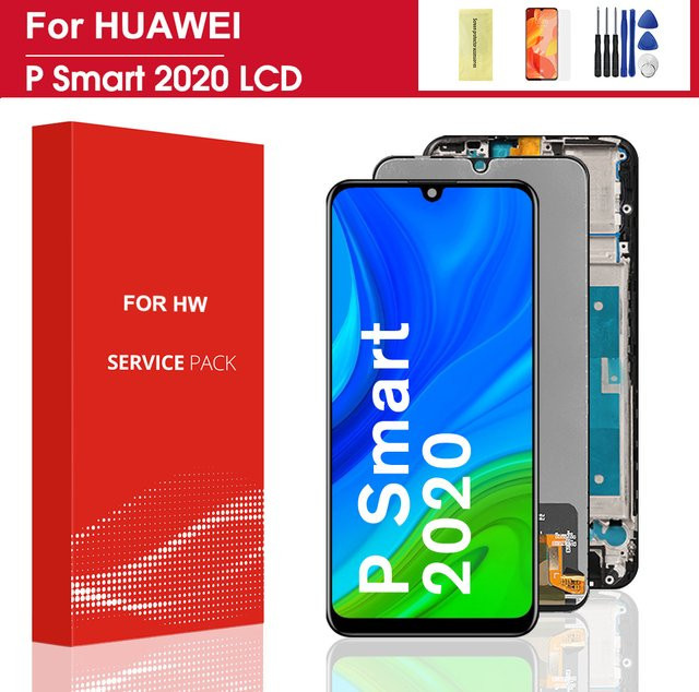 Huawei P Smart 2020 LCD Display Touchscreen Digitizer Montage in Schwarz mit 6,21 Zoll - Bild 1