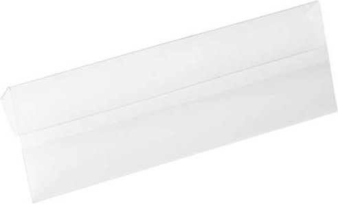 Durable Kennzeichnungstasche mit Hard Cover und Falz, transparent, B: 21,0 cm, H: 7,4 cm, 10 Stück - Bild 1