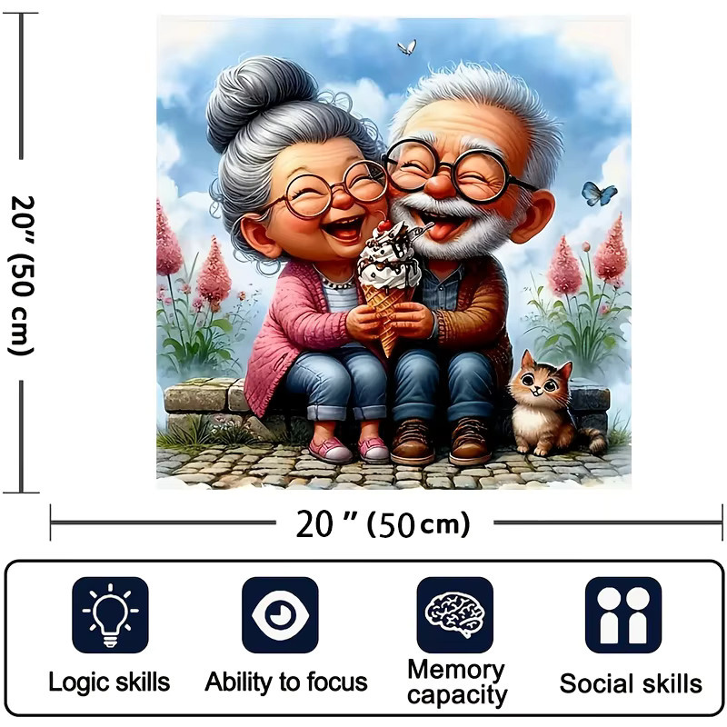 Ravensburger Großeltern mit Eis, Puzzle, 1.000 Teile - Bild 2