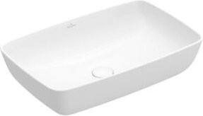 Villeroy & Boch Aufsatzwaschtisch Artis aus Keramik, eckig, weiß, B: 58 cm, T: 38 cm - Bild 1