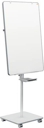Mobiles Nobo Flipchart Move & Meet Whiteboard, magnetisch, Weiß, B: 71,4 cm, T: 120 cm, H: 45,3 cm - Bild 1